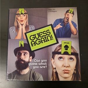 Guess Party Game with Vibrant Green Cards